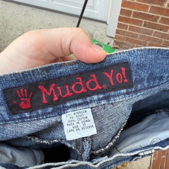 Vintage 90s Y2K Mudd Flare Denim jeans Size 13 - Picture 6 of 6